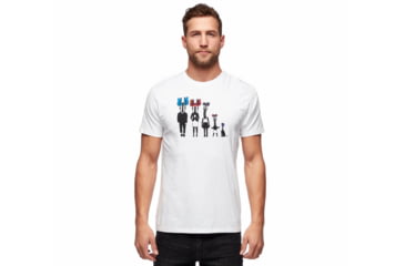 Image of Black Diamond SS Cam Family Tee - Mens, White, Large, AP7300561006LRG1