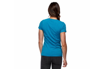 Image of Black Diamond SS Vista Tee - Womens, Azul, Small, AP7300494004SML1