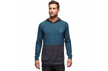 Image of Black Diamond Stone Hoody - Mens, Azurite/Black, Extra Large, AP7440309145XLG1
