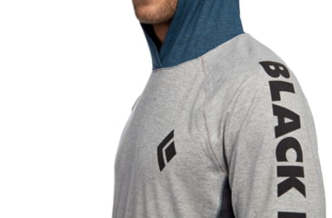 Image of Black Diamond Stone Hoody - Mens, Nickel/Azurite, Extra Large, AP7440309245XLG1