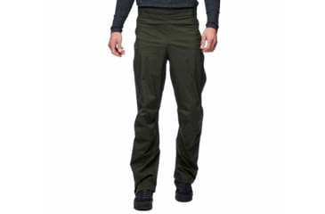 Image of Black Diamond Stormline Str Fl Zp Rn Pants - Mens, Cypress, Large, APZ9LC3021LRG1