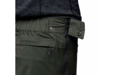 Image of Black Diamond Stormline Str Fl Zp Rn Pants - Mens, Cypress, Large, APZ9LC3021LRG1