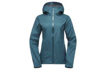 Image of Black Diamond StormLine Stretch Rain Shell - Women's, Spruce, Medium, APM697314MED1