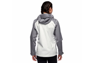 Image of Black Diamond Stormline Stretch Rain Shell - Womens, Aluminum/Ash, Small, APM6979197SML1