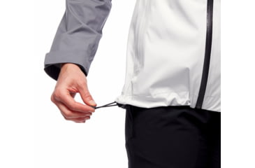 Image of Black Diamond Stormline Stretch Rain Shell - Womens, Aluminum/Ash, Small, APM6979197SML1