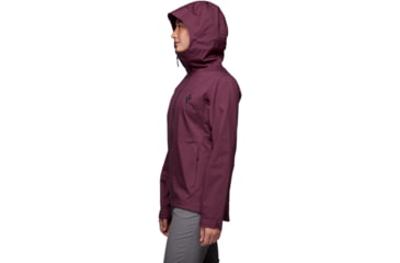 Image of Black Diamond StormLine Stretch Rain Shell - Womens, Blackberry, Large, APM6975016LRG1