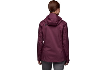 Image of Black Diamond StormLine Stretch Rain Shell - Womens, Blackberry, Large, APM6975016LRG1