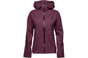 Image of Black Diamond StormLine Stretch Rain Shell - Womens, Blackberry, Large, APM6975016LRG1