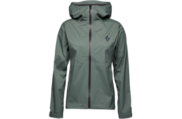 Image of Black Diamond StormLine Stretch Rain Shell - Womens, Laurel Green, Large, APM6973053LRG1