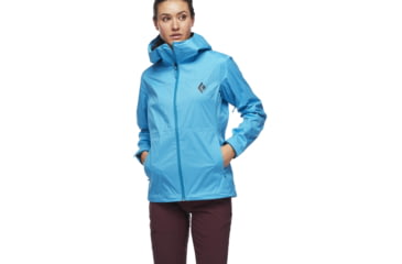 Image of Black Diamond StormLine Stretch Rain Shell - Womens, Ocean, Small, APM6974018SML1