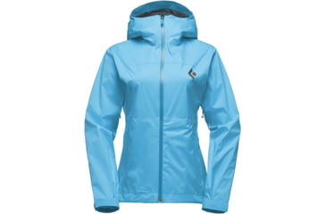 Image of Black Diamond StormLine Stretch Rain Shell - Womens, Ocean, Small, APM6974018SML1