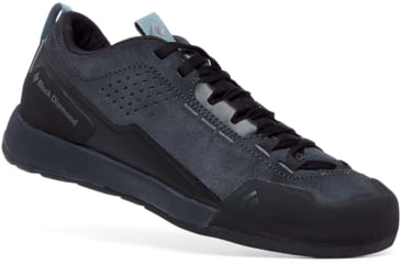 Image of Black Diamond Technician Leather Approach Shoes - Womens, Asphalt/Goblin Blue, 8.5, BD58002393500851