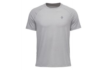 Image of Black Diamond Watchtower Mens Short Sleeve Tee Shirt, Nickel, Extra Large, APF4E9105XLG1