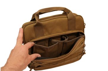 Image of Black Line Double Pistol Case, Coyote, BL08CY