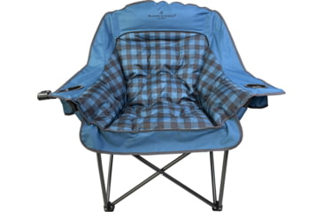 Image of BLACK SIERRA EQUIPMENT Comfort Cloud Chair , Buffalo Check Blue, QACH-017C-BLU-BSE