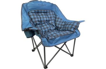 Image of BLACK SIERRA EQUIPMENT Comfort Cloud Chair , Buffalo Check Blue, QACH-017C-BLU-BSE
