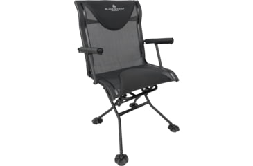 Image of BLACK SIERRA EQUIPMENT Deluxe Swivel Chail, Black, HCH-001-BK