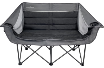 Image of BLACK SIERRA EQUIPMENT Doublewide Padded Sofa, Black, M, DWCH2-004-BLK-BSE