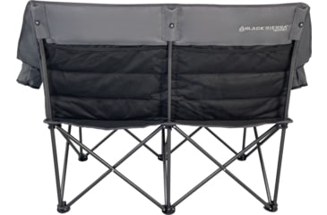 Image of BLACK SIERRA EQUIPMENT Doublewide Padded Sofa, Black, M, DWCH2-004-BLK-BSE