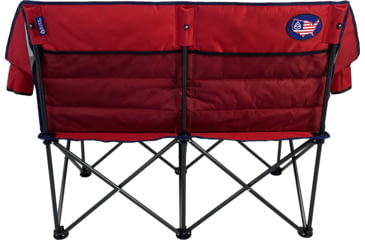 Image of BLACK SIERRA EQUIPMENT Doublewide Padded Sofa, Red Stars/Stripes, DWCH-004S-RED-BSE