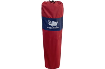 Image of BLACK SIERRA EQUIPMENT Doublewide Padded Sofa, Red Stars/Stripes, DWCH-004S-RED-BSE
