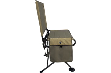 Image of BLACK SIERRA EQUIPMENT Heated Engage Swivel Chair,Brown, HCH-034H-BRN-BSE
