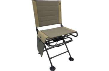 Image of BLACK SIERRA EQUIPMENT Heated Engage Swivel Chair,Brown, HCH-034H-BRN-BSE