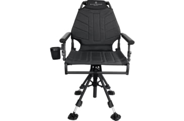 Image of BLACK SIERRA EQUIPMENT HI-LINE Swivel Chair,Black, HCH-032-BLK-BSE
