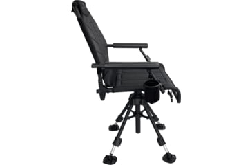 Image of BLACK SIERRA EQUIPMENT HI-LINE Swivel Chair,Black, HCH-032-BLK-BSE