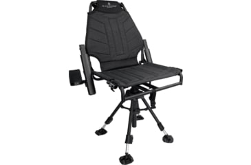 Image of BLACK SIERRA EQUIPMENT HI-LINE Swivel Chair,Black, HCH-032-BLK-BSE