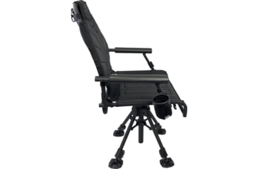 Image of BLACK SIERRA EQUIPMENT HI-LINE Swivel Chair,Black, HCH-032-BLK-BSE