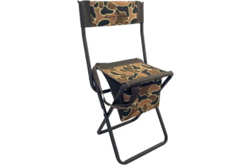 Image of BLACK SIERRA EQUIPMENT High Back Shooter Stool ,Ranger Camo, HCH2-025-RG-BSE