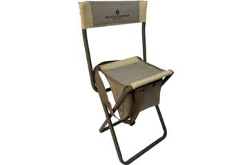 Image of BLACK SIERRA EQUIPMENT High Back Shooter Stool,Tan, HCH2-025-TAN-BSE