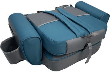 Image of BLACK SIERRA EQUIPMENT Nomad High Back Stadium Seat , Moroccan Blue, STAD-002-MOR-BSE