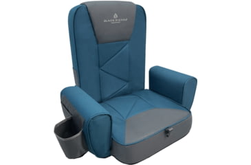 Image of BLACK SIERRA EQUIPMENT Nomad High Back Stadium Seat , Moroccan Blue, STAD-002-MOR-BSE