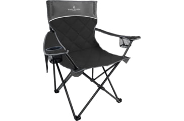 Image of BLACK SIERRA EQUIPMENT Padded Quilted Chair , Black, PQACH2-006-BLK-BSE