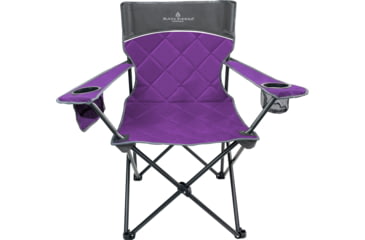 Image of BLACK SIERRA EQUIPMENT Padded Quilted Chair , Purple, PQACH2-006-PUR-BSE