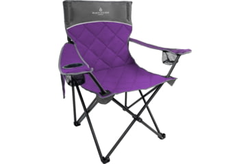 Image of BLACK SIERRA EQUIPMENT Padded Quilted Chair , Purple, PQACH2-006-PUR-BSE