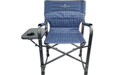 Image of BLACK SIERRA EQUIPMENT Quilted HD Directors Chair , Blue, DRCH-012P-BLU-BSE