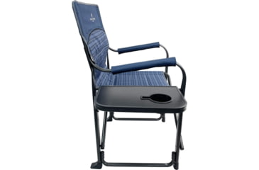 Image of BLACK SIERRA EQUIPMENT Quilted HD Directors Chair , Blue, DRCH-012P-BLU-BSE