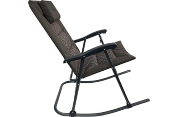 Image of BLACK SIERRA EQUIPMENT Quilted XL Leanback Rocker , Brown, RKCH-003P-BRN-BSE