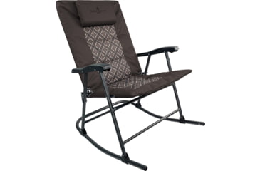 Image of BLACK SIERRA EQUIPMENT Quilted XL Leanback Rocker , Brown, RKCH-003P-BRN-BSE