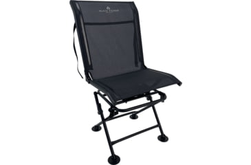 Image of BLACK SIERRA EQUIPMENT Scout 360 Swivel Blind Chair,Black, HCH-035-BLK-BSE