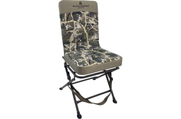 Image of BLACK SIERRA EQUIPMENT XL Padded Swivel Blind Chai,Ranger Camo, HCH-008T-RG-BSE