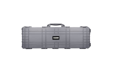 Image of BlackHawk 38in Waterproof Roller Hard Rifle Case w/ Foam, Gray, Small, BH00013-GRA