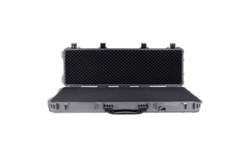 Image of BlackHawk 38in Waterproof Roller Hard Rifle Case w/ Foam, Gray, Small, BH00013-GRA