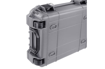 Image of BlackHawk 38in Waterproof Roller Hard Rifle Case w/ Foam, Gray, Small, BH00013-GRA