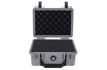 Image of BlackHawk 9.12in Compact Waterproof Gear Hard Case with Foam, Gray, Compact, BH00042-GRA