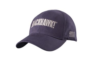 Image of BlackHawk Cotton Spandex Fitted Cap, Navy, Medium/Large FC01NAML