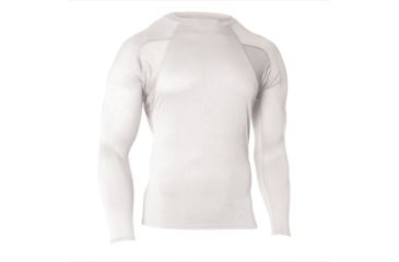 Image of Blackhawk Engineered Fit Mock Neck Shirt, Long Sleeve, White, XL, 84BS04WH-XL 